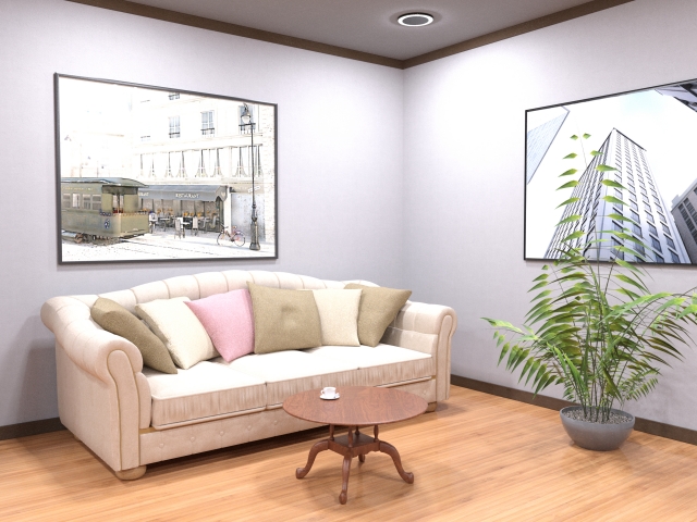 メンタルクリニック待合室